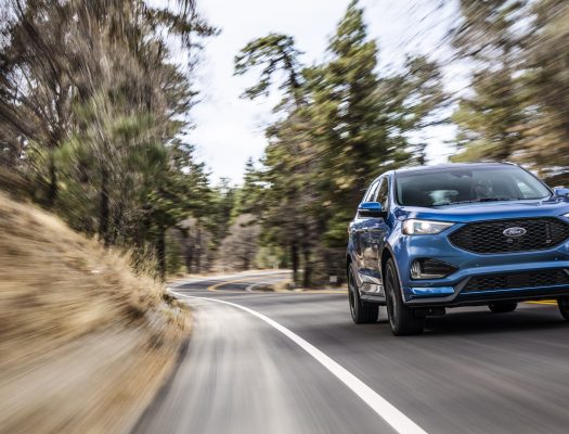 Edge ST features superior handling and braking, ST-tuned sport suspension, Sport Mode, new quick-shifting 8-speed transmission, standard all-wheel-drive, and the most powerful V6 engine in its class.