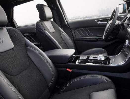 Edge ST features superior handling and braking, ST-tuned sport suspension, Sport Mode, new quick-shifting 8-speed transmission, standard all-wheel-drive, and the most powerful V6 engine in its class.
