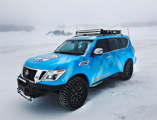 Nissan-Armada-Snow-Patrol-front-three-quarter-01