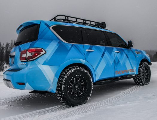 Nissan-Armada-Snow-Patrol-rear-three-quarter