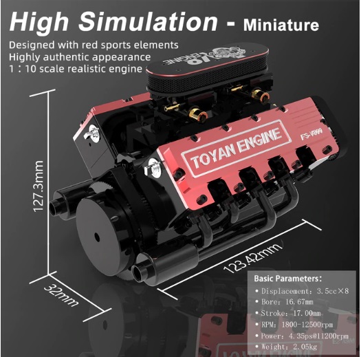 V8 0,028 litre DOHC de 4 chevaux – Passion Autos